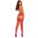 Passion - S031 Red Fishnet Tights One Size