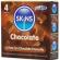 Skins Kondomit Black Choc 4 kpl
