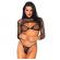 Leg Avenue Net Top, Thong And Bra UK 8-14