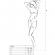 Passion Woman BS024 Bodystocking Valkoinen Yksi Koko