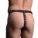 Strict Male Cock Ring Harness with Silicone Anal Plug
