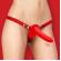 Ouch Red Double Vibrating Silicone Strap On